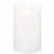 Sterno Home iFlicker Flameless LED Wax Pillar Candle - White Perspective: front