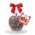 Moyers Farm Candy Cane Dark Chocolate Caramel Apple Perspective: front