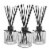 EAST CREEK Aroma Diffuser Set: 3 4oz Glass Bottles & 24 Sticks Perspective: front
