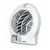 Optimus Portable Indoor 2 Speed Fan Personal Space Heater w/ Temperature Control Perspective: front