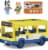 Moose Toys Bluey Yellow School Bus Toy Perspective: front