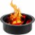 Fire Pit Ring/Liner Campfire Pit 36Outside Firepit Insert Home Use Liner Ring Perspective: front