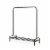 Slickblue Heavy Duty Clothes Stand Rack with Top Rod and Lower Storage Shelf Perspective: front