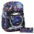 Cudlie Big Face Space Doodles & Astronaut Backpack with Pencil Case Perspective: front