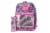 Cudlie Backpack & Headband Set - Animal Heart Print Perspective: front