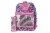 Cudlie Backpack & Headband Set - Animal Heart Print Perspective: front