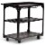 Sherlock Bar Cart in Tobacco Brown and Black Frame Perspective: front