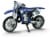 NewRay Toys Die-Cast Blue Yamaha YZ 125 Dirt Bike, 1:32 Scale Perspective: front