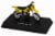 NewRay Toys Die-Cast Yellow Suzuki RM 125 Dirt Bike, 1:32 Scale Perspective: front