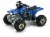 NewRay Toys Die-Cast Blue Yamaha Warrior Four Wheeler 1:32 Scale Perspective: front