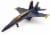 Snap Together Model F/A-18 Blue Angels Jet Fighter Perspective: front