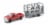 NewRay Toys Red Ford F-250 Super Duty with Attachable Cattle Trailer Perspective: front