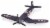 NewRay Toys Sky Pilot Classic Plane Model Kit (1:48 Scale), F-4U Scout Perspective: front