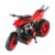 Hot Wheels 1:18 Scale Steer Power Motorcycle, X-Blade Perspective: front
