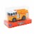 NewRay Die-Cast Mini Pull Back Rescue Vehicle Yellow Fire Truck Perspective: front
