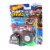 Hot Wheels Monster Trucks 1:64 Scale DragBus Red Includes Connect and Crash Car Perspective: front