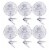 Active Air ACFC6 Portable 6 Inch 2 Speed Clip On Hydroponics Grow Fan (6 Pack) Perspective: front