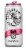 White Claw Cherry Hard Seltzer Single Can Perspective: front