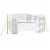 Open Goaaal JX-OGFJ3 Soccer Practice Net Rebounder Backstop with Goal, Junior Perspective: front