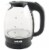 Better Chef 7-Cup Cordless Borosilicate Glass Electric Kettle With Led Light Black Perspective: front