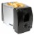 Better Chef 2-Slice Toaster With Pull-Out Crumb Tray Chrome Perspective: front