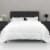 PiccoCasa Soft Lightweight Down Alternative Comforter Duvet Insert Perspective: front