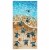 Dawhud Direct Turtles on the Beach Towel for Women, Girls, Kids, Men 30 x60 Perspective: front