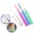 3-Pack Stainless Steel Straws with Bottle Opener Perspective: front