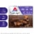 Atkins Endulge Low Sugar Milk Chocolate Caramel Squares Perspective: front