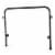 JumpSport Handle Bar Accessory for 44 Inch Arched Leg Fitness Trampolines, Black Perspective: front