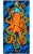 Dawhud Direct Octopus Surfboard Beach Towel for Boys, 30 x60 Perspective: front