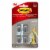 Command™ Small Stainless Steel Metal Hooks Perspective: front
