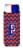 Carolines Treasures CJ1044-FMUK Letter F Chevron Orange and Blue Ultra Hugger f Perspective: front