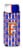 Letter F Football Green, Blue and Orange Ultra Hugger for slim cans Perspective: front
