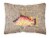 Carolines Treasures  8753PW1216 Hog Snapper on Faux Burlap Canvas Fabric Decorat Perspective: front