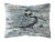 Carolines Treasures  8946PW1216 Pelican in Grey Canvas Fabric Decorative Pillow Perspective: front