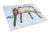 Carolines Treasures  ASA2169LCB Roosting Long Tailed Tits Glass Cutting Board La Perspective: front