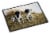 Two Springer Spaniels by Michael Herring Indoor or Outdoor Mat 24x36 Perspective: front