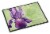 Carolines Treasures  TMTR0234MAT Purple Iris by Malenda Trick Indoor or Outdoor Perspective: front