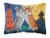 Carolines Treasures  7413PW1216 Corgi Halloween Scare Canvas Fabric Decorative P Perspective: front