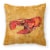 Carolines Treasures  8715PW1414 Lobster Fabric Decorative Pillow Perspective: front