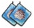 Carolines Treasures 8008PTHD Scallop Sea Shell Pair of Pot Holders Perspective: front
