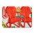 Carolines Treasures  6140RUG Red Chairs Patio View Machine Washable Memory Foam Perspective: front