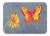 Carolines Treasures 8877RUG Gerber Daisy and Buttefly Machine Washable Memory F Perspective: front