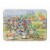 Carolines Treasures  APH3567RUG Patio Bouquet and Cat Machine Washable Memory Fo Perspective: front