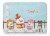 Merry Christmas Carolers Miniature Schnauzer Salt and Pepper Machine Washable Me Perspective: front