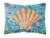 Carolines Treasures  BB5367PW1216 Scallop Shell and Water Canvas Fabric Decorati Perspective: front