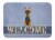 English Toy Terrier Welcome Machine Washable Memory Foam Mat Perspective: front