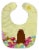 Carolines Treasures BB6050BIB Easter Eggs Caucasian Shepherd Dog Baby Bib Perspective: front