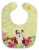 Carolines Treasures BB6121BIB Easter Eggs English Bulldog Brindle White Baby Bib Perspective: front